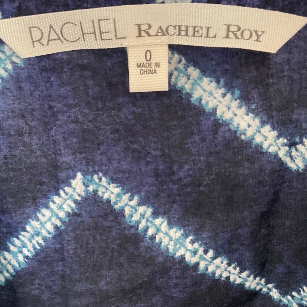 RACHEL Rachel Roy Navy and Pink Mini Dress - Picture 3 of 6